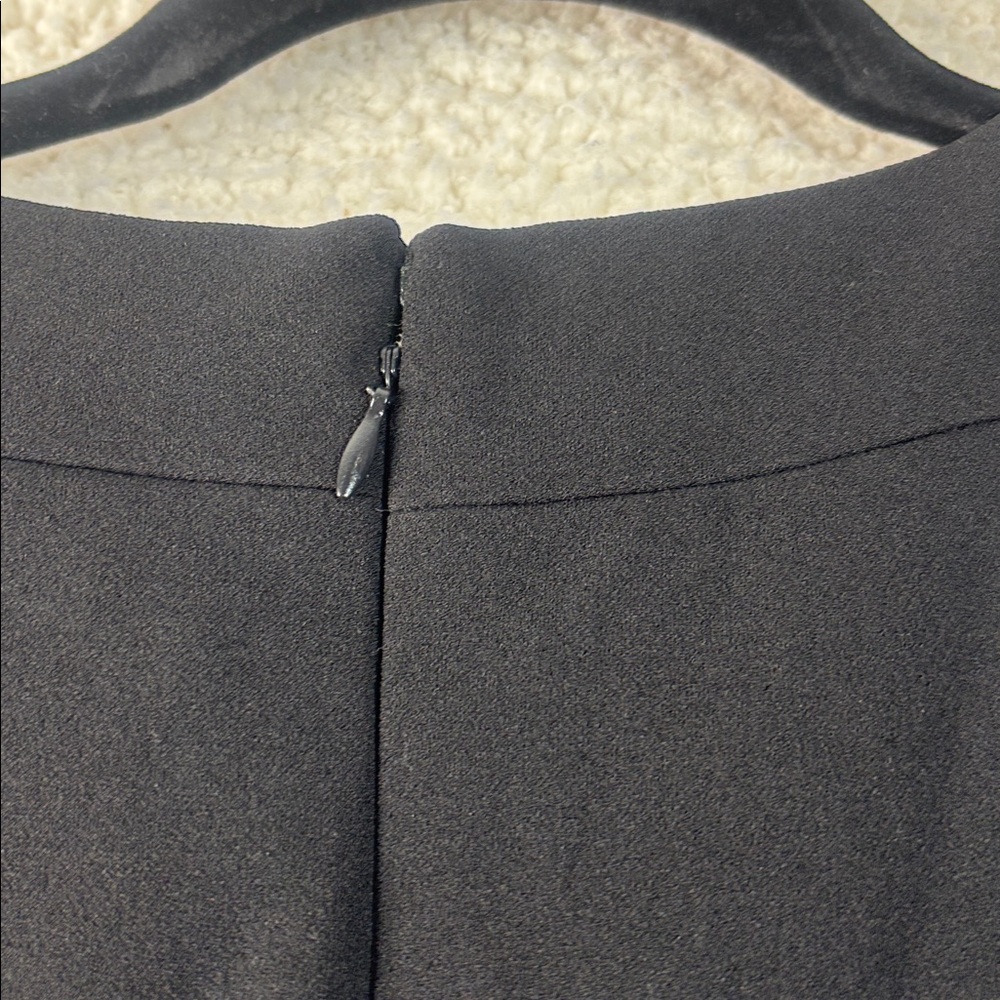 NWT DKNY Womens Black Scuba Crepe Twist Keyhole Neck Midi Dress PLUS SIZE 20W - Picture 10 of 14